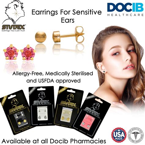 studex earrings for sensitive ears